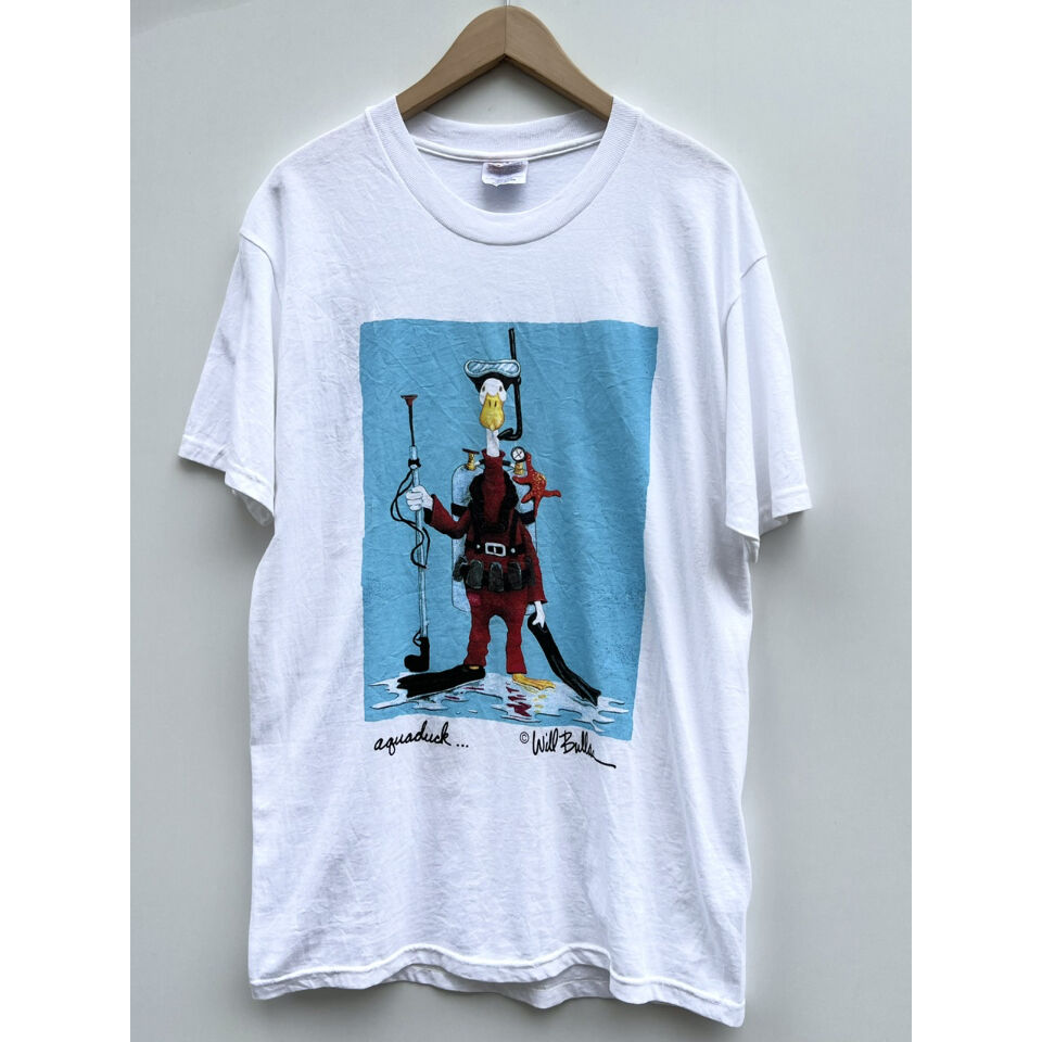 トップス 90s Will Bullas duck print T_shirt L art 90s Will Bullas duck print T_shirt L art