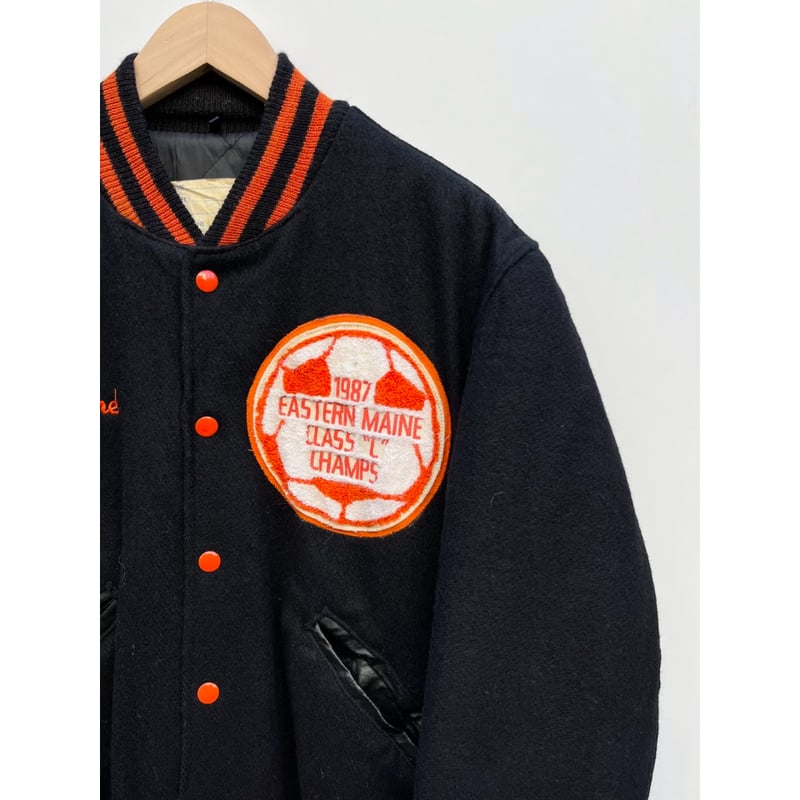 80s DeLONG VARSITY JACKET MADE IN USA 🇺🇸 Size 3