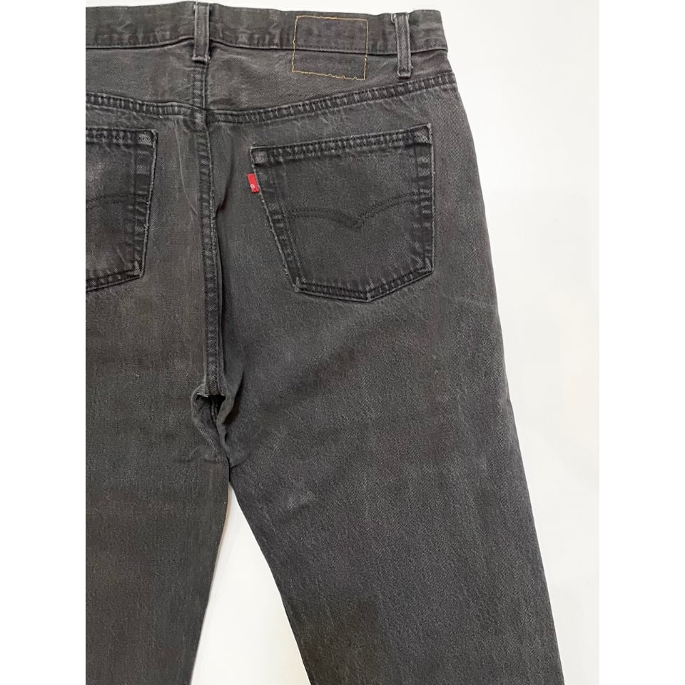 90s Levi's 501-0660 BLACK DENIM PANTS MADE IN U