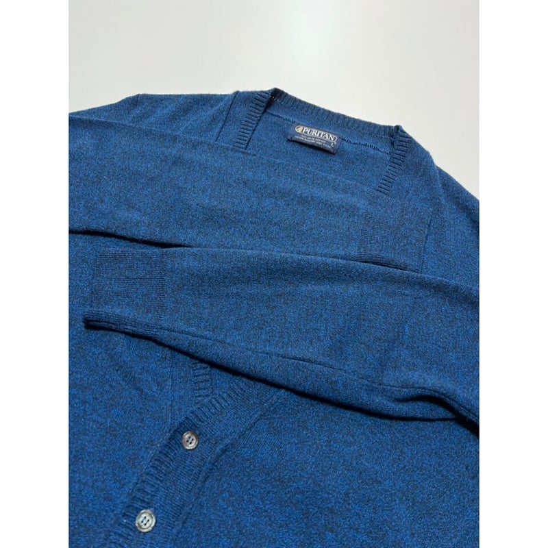 80s PURITAN ORLON ACRYLIC CARDIGAN MADE IN USA