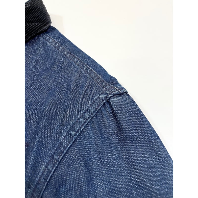 60s ユーロワークジャケット 鬼フェード ボロの美学 ブルー 60s ユーロ