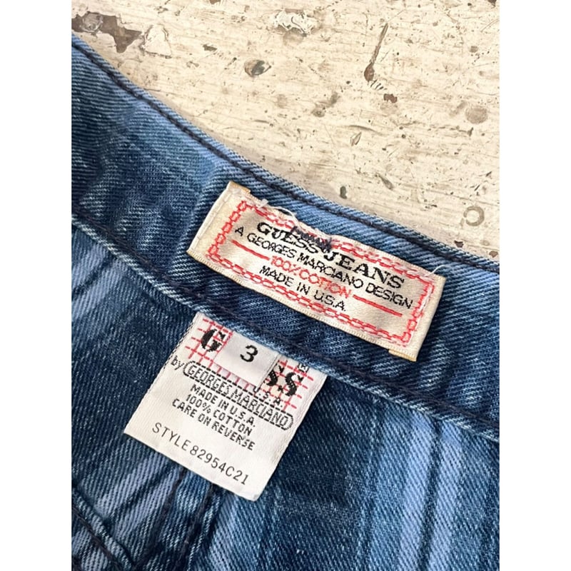 90s GUESS JEANS CHECK DENIM SHORTS MADE IN USA 90s GUESS JEANS CHECK DENIM SHORTS MADE IN USA
