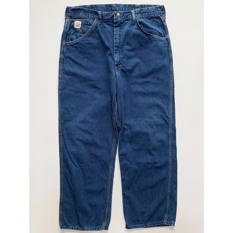 70s RED CAMEL DENIM PAINTER PANTS Size W33L28 |