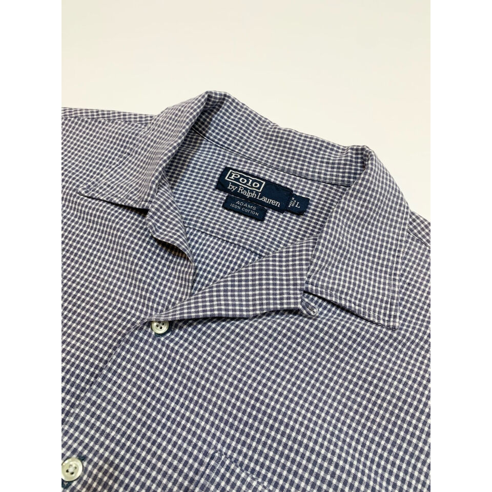 トップス Polo by Ralph Lauren ADAMS shirt[M] 90's Polo Ralph Lauren ADAMS Open Collar S/S Shirt M / ポロ