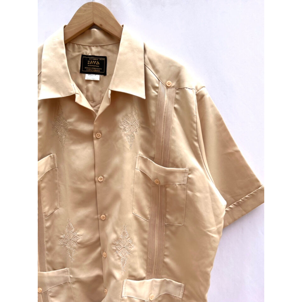 90s ZAVA OPEN COLLAR CUBA SHIRT Size XXL | KORDS