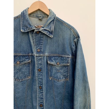 70s BIG YANK "WESTERN STYLE" DENIM JACKET Size L程