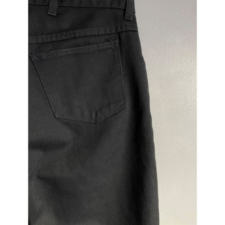 60s STORE BRAND BLACK COTTON TWILL PANTS Size W29L30