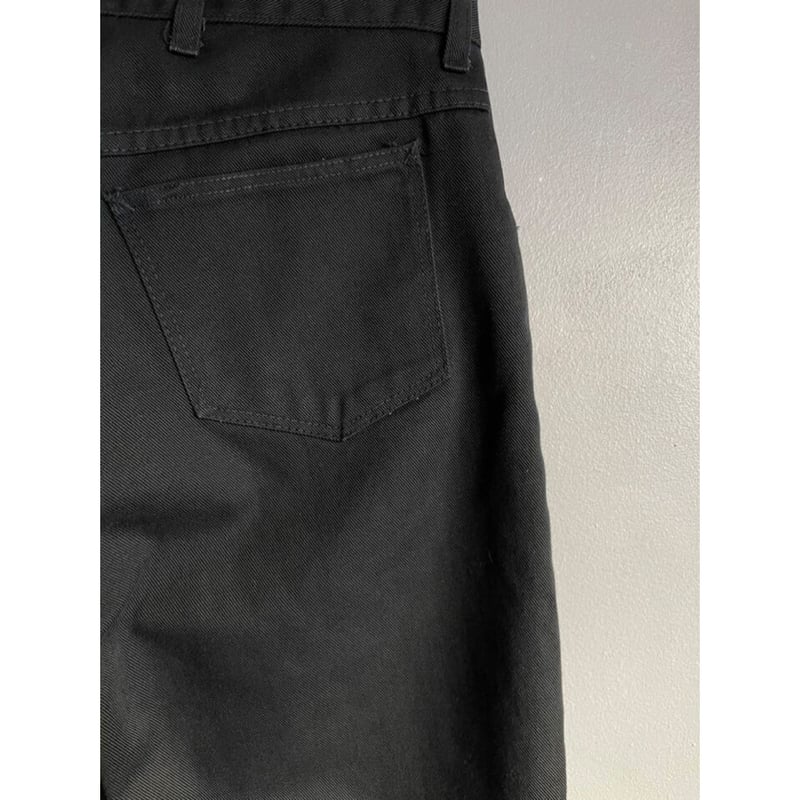 値下げ可 60s カツラギ ブラック ヴィンテージ SEARS COTTON PANT 60S 「カツラギ、ブラック、実寸W30 L28