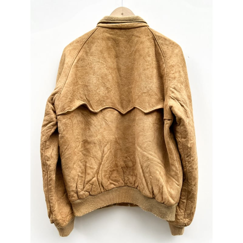 80s L.L.Bean LAMB SUEDE HARRINGTON JACKET Size