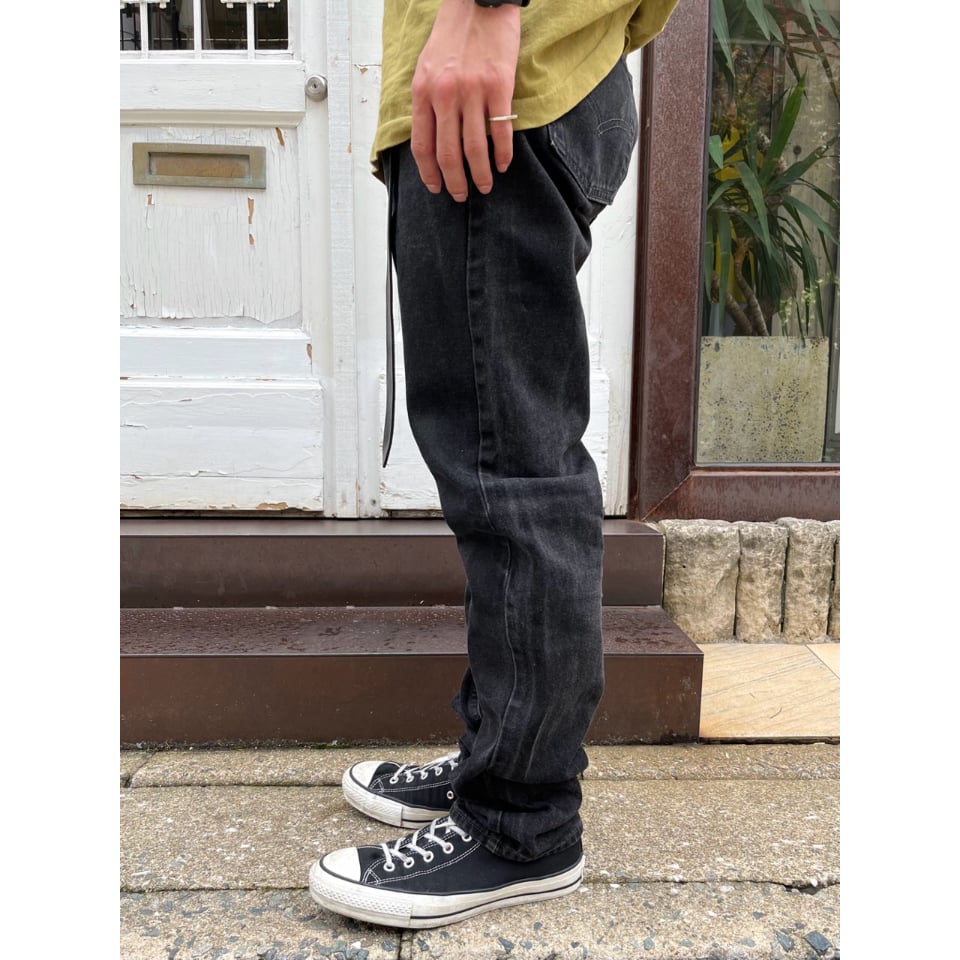 Levi's ブラックデニムパンツ w31 USA製 505-0260 90s Levi's 505-0260 BLACK DENIM PANTS MADE IN U