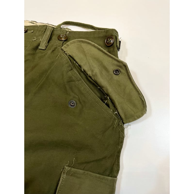 米軍実物 M-51 Small Regular トラウザー パンツ ビンテージ デッドストック 1953年 米軍 実物 M-51 フィールド カーゴ パンツ
