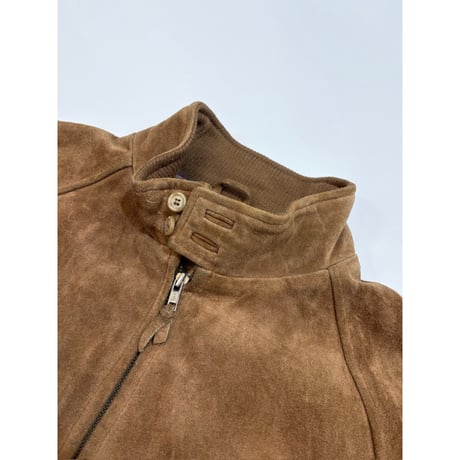 90s Ralph Lauren SUEDE HARRINGTON JACKET Size XL