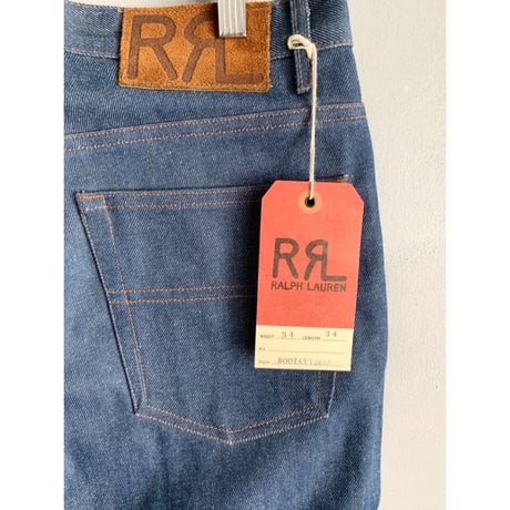 90s "DEAD STOCK" RRL BOOT CUT DENIM PANTS MADE IN USA 🇺🇸 W34L34