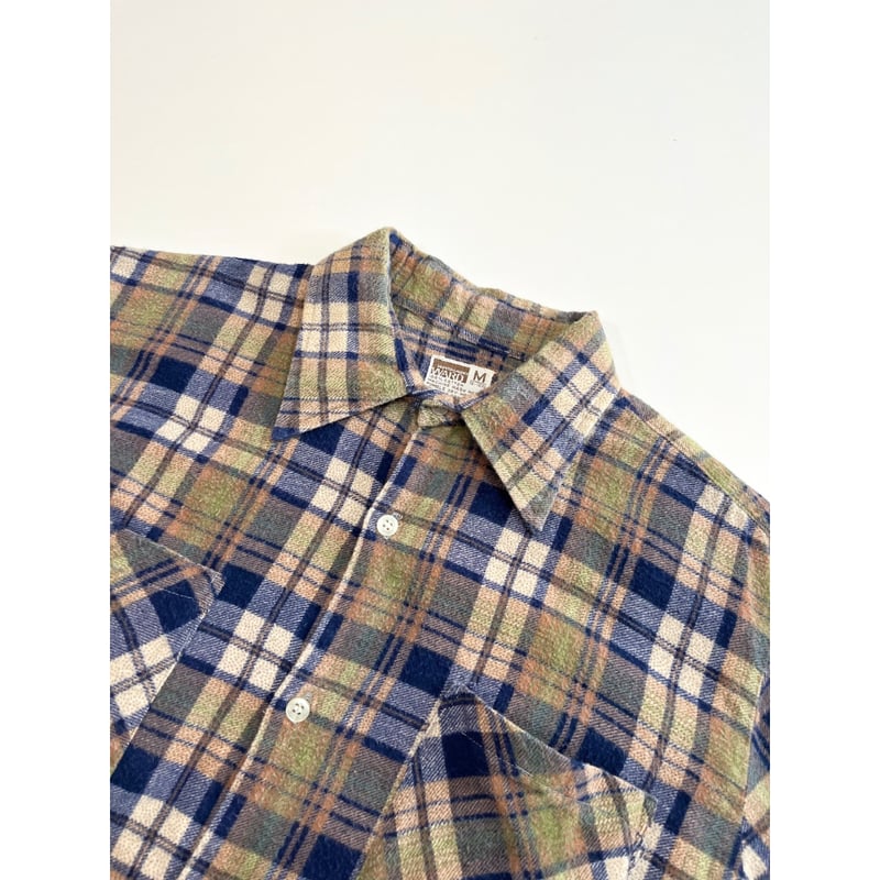 Mak様売約済み 70's MONTGOMERY WARDフランネルシャツ 70s MONTGOMERY