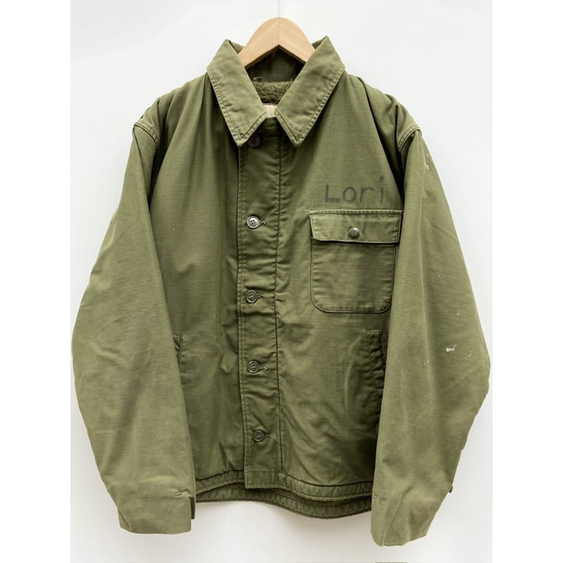 身幅54㎝80s vintage USNAVY A2 DECK JAKET