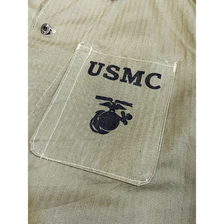 40s "DEAD STOCK" US MARINE CORPS P-41 HBT JACKET Size 42