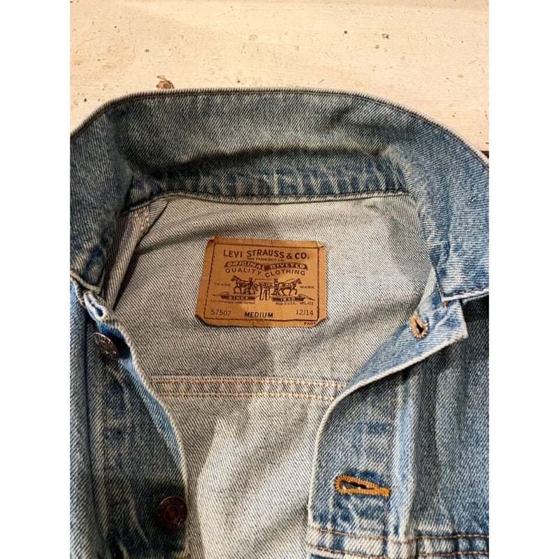 専門ページ 90s Levi's 57507 DENIM JACKET MADE IN USA 🇺🇸 Si