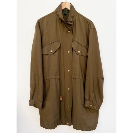 00s LAUREN SILK FIELD JACKET Size L程