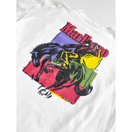 90s Marlboro PRINT Tee MADE IN USA 🇺🇸 Size XL