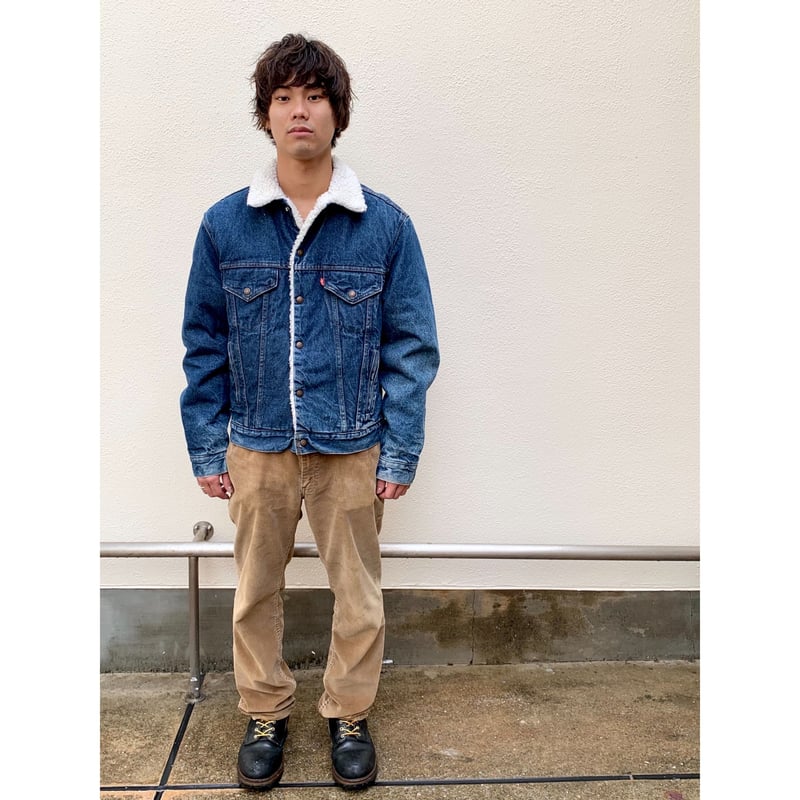 80s Levi's 70608 DENIM BOA JACKET MADE IN USA 🇺
