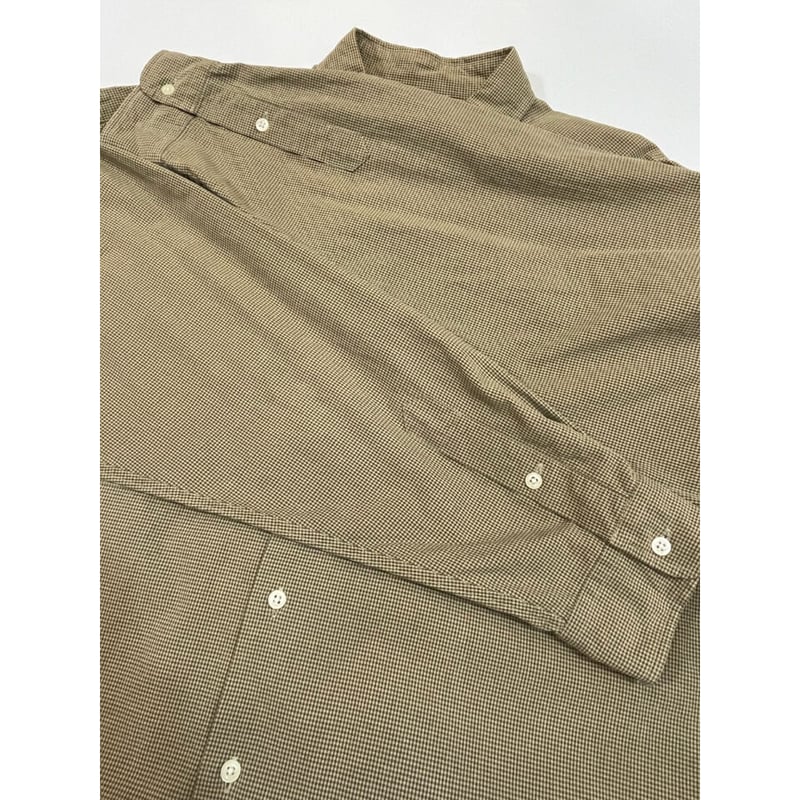 90s Polo by Ralph Lauren クレリックシャツ XL 古着 Polo Ralph Lauren 「ESTATE」 ワイドカラー 100% リネン