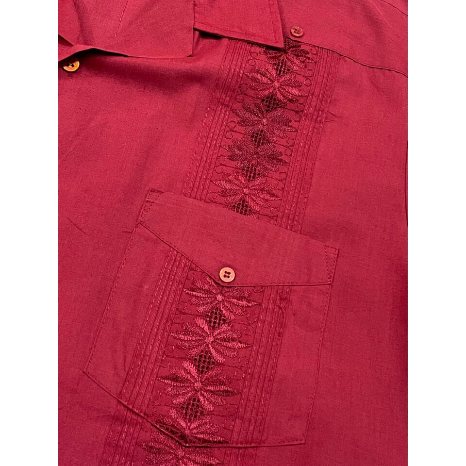 80s ROMANI OPEN COLLAR CUBA SHIRT Size XL | KORDS