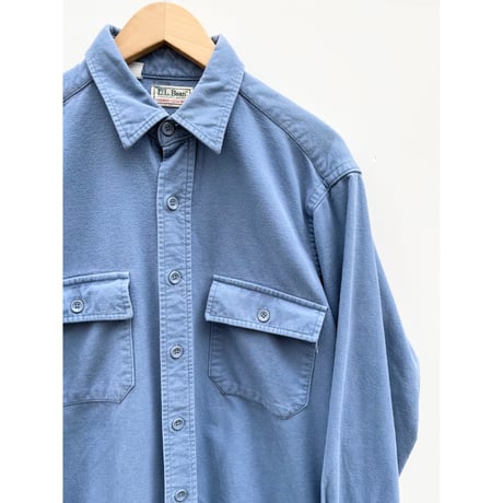 80s L.L.Bean CHAMOIS CLOTH SHIRT MADE IN USA 🇺🇸 Size 15 1/2