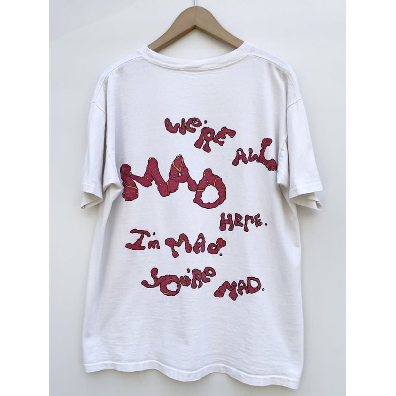 トップス 90s Alice in Wonderland MadHatter tee 90s Alice in Wonderland MadHatter tee