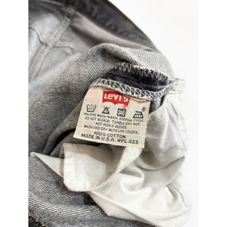 90s Levi’s 501 BLACK DENIM PANTS MADE IN USA🇺🇸 Size W36L32→W35.5L32