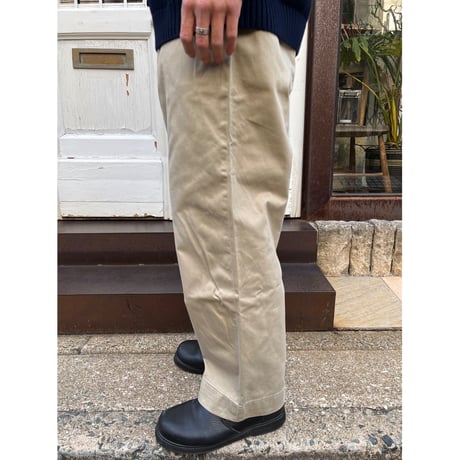 60s US ARMY KHAKI TROUSERS Size W33L31→W31L29