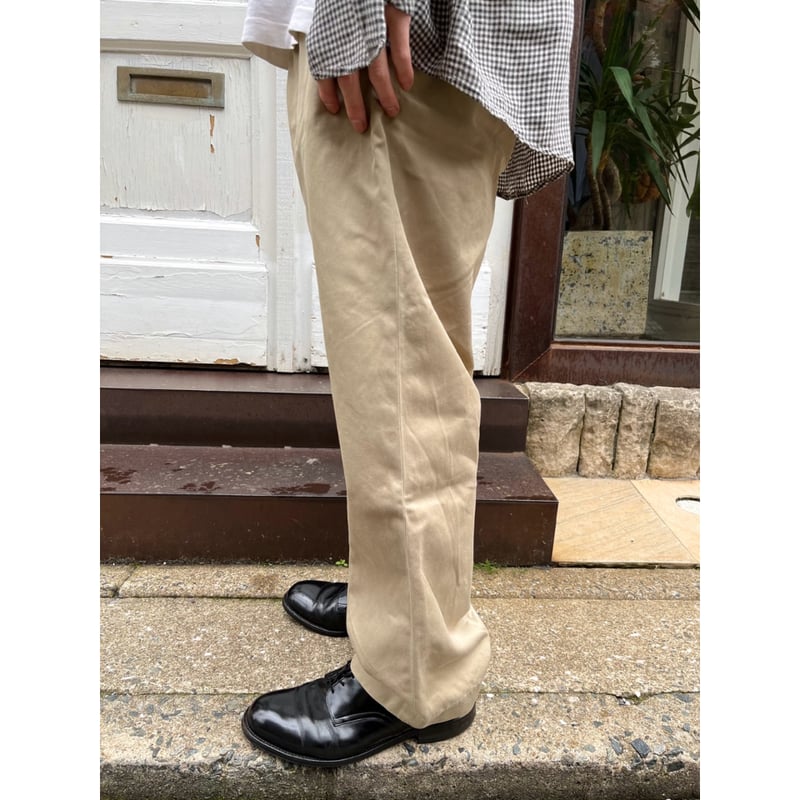 60s US ARMY KHAKI TROUSERS Size W31L30 | KORDS 60s US ARMY KHAKI TROUSERS Size W31L30 | KORDS