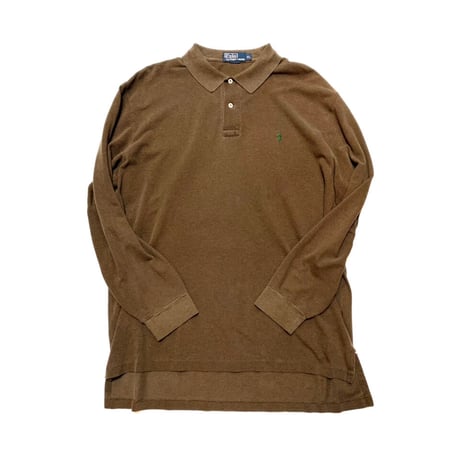90s Ralph Lauren LONG SLEEVE POLO SHIRT Size XL
