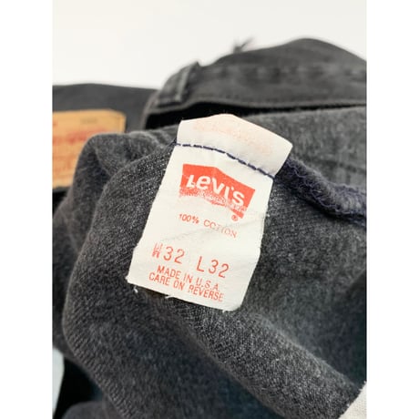 90s Levi’s 501-0660 "CUT OFF" BLACK DENIM PANTS MADE IN USA 🇺🇸 Size W32L32→W31L30