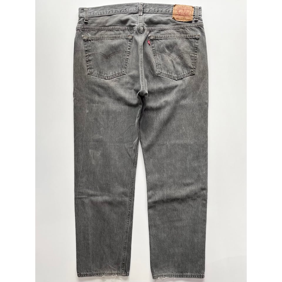 90s Levi's 501-0658 BLACK DENIM PANTS MADE IN U