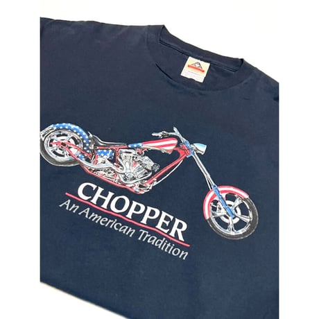 00s "CHOPPER" MOTOR CYCLE Tee Size XL