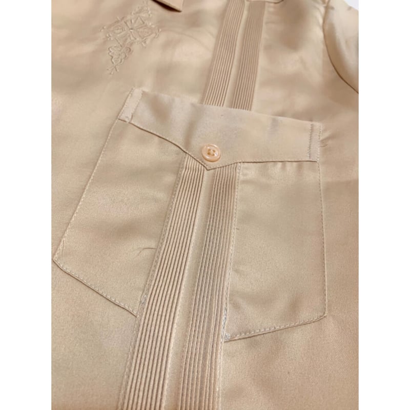 90s USA製 Cappuccino Open collar shirt 開襟 90s ZAVA OPEN COLLAR CUBA SHIRT Size XXL | KORDS