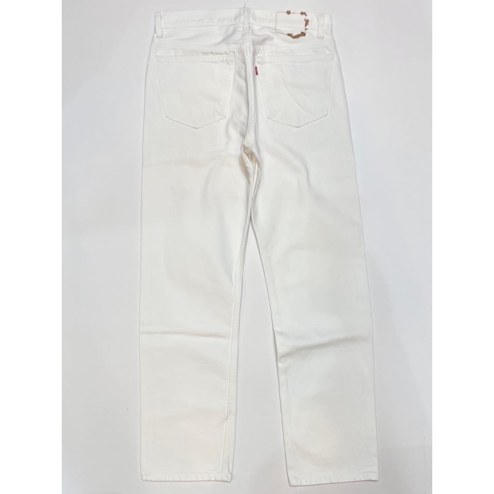 90s Levi's 501 WHITE DENIM PANTS MADE IN USA 🇺🇸