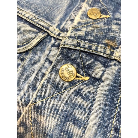 60s Lee "101-J" DENIM JACKET MADE IN USA🇺🇸 Size 42-REGULAR