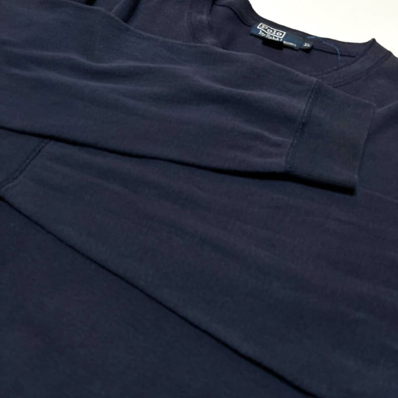 90s POLO Ralph Lauren HENRY NECK L/S Tee Size X