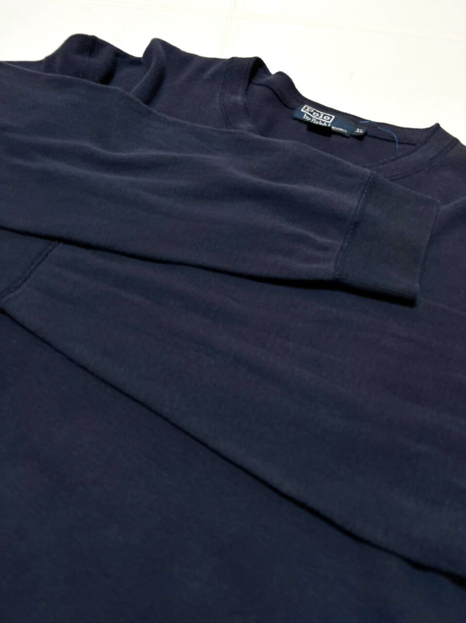 90s POLO Ralph Lauren HENRY NECK L/S Tee Size X