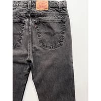90s Levi’s 505 BLACK DENIM PANTS MADE IN USA 🇺🇸 Size W38L34→W36L33