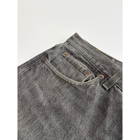 90s Levi’s 501 BLACK DENIM PANTS MADE IN USA🇺🇸 Size W36L32→W35.5L32