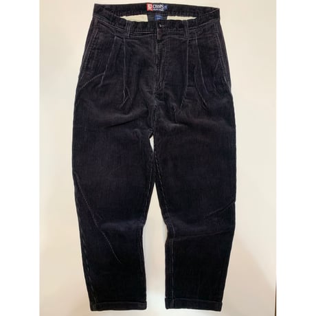 90s CHAPS Ralph Lauren CORDUROY PANTS Size W34L32→W33L31