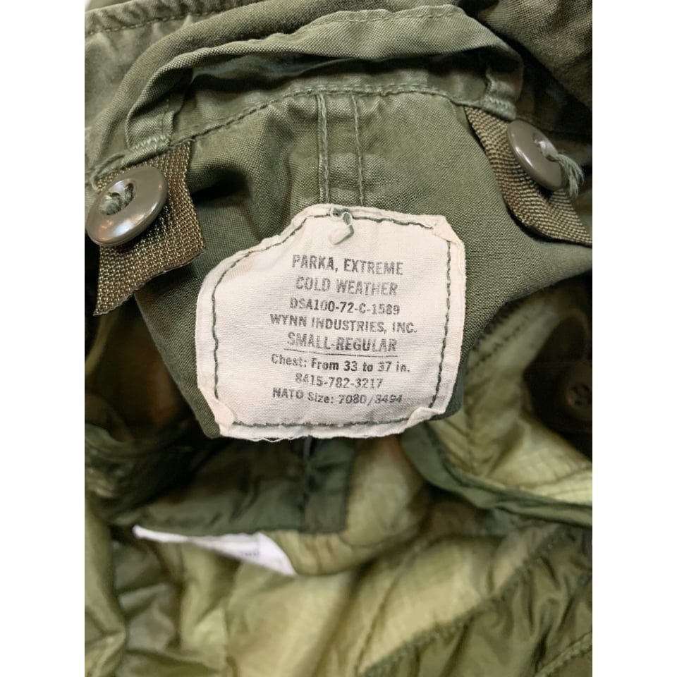 72s US ARMY M-65 FISHTAIL PARKA 72s US ARMY M-65 FISHTAIL PARKA