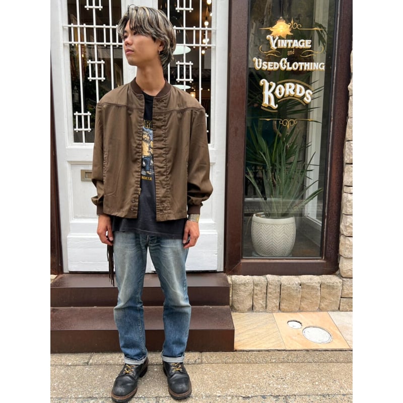 70s ビンテージ MONTGOMERY WARDカップショルダージャケット 70s MONTGOMERY WARD CUP SHOULDER JACKET Size S