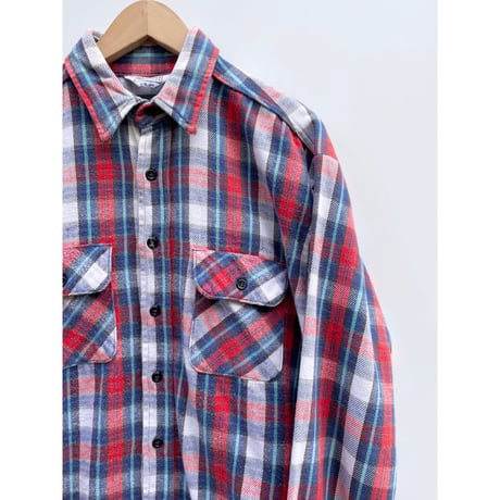 80s FIVE BROTHER FLANNEL SHIRT MADE IN USA 🇺🇸 Size L