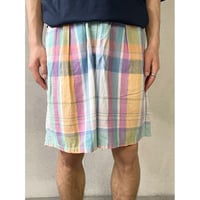 80s RALPH LAUREN MADRAS CHECK SHORTS MADE IN USA 🇺🇸 W34