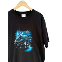 "DEAD STOCK" ROCK ON  MOTOR CYCLE Tee Size L