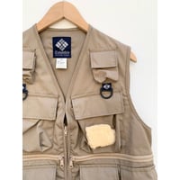 80s "DEAD STOCK" Columbia FISHING VEST Size S