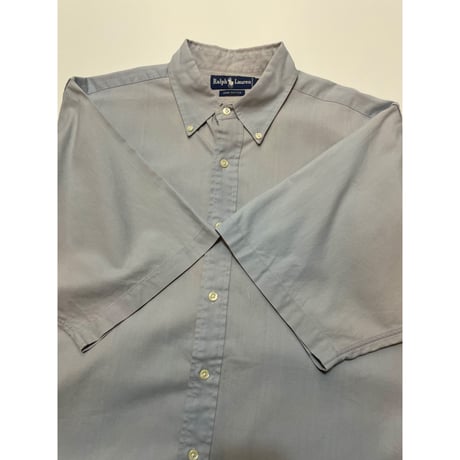 90s Ralph Lauren S/S B/D SHIRT Size L